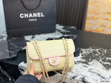 Load image into Gallery viewer, CC1351 Chanel 2026 Cruise Woven Flap Bag / 25 x 16 cm