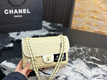 Load image into Gallery viewer, CC1351 Chanel 2026 Cruise Woven Flap Bag / 25 x 16 cm