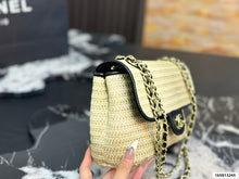 Load image into Gallery viewer, CC1351 Chanel 2026 Cruise Woven Flap Bag / 25 x 16 cm