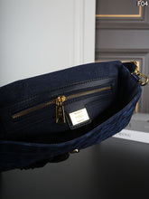 Load image into Gallery viewer, FF324 Fendi Baguette Denim Shoulder Bag / 26 x 13 cm