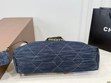 Load image into Gallery viewer, CC1353 Chanel Denim Tote Bag / 43 x 33 cm