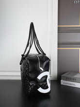 Load image into Gallery viewer, CC1356 CHANEL Cambon Bowling Pillow Bag XXL / 40 x 27 cm