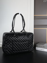 Load image into Gallery viewer, CC1356 CHANEL Cambon Bowling Pillow Bag XXL / 40 x 27 cm