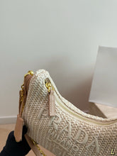 Load image into Gallery viewer, PD373 Prada Woven Straw Bag / 22 x 12 cm
