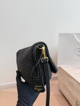 Load image into Gallery viewer, PD374 Prada Raffia Woven Handbag / 20 x 14 cm
