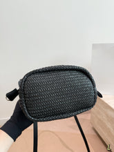 Load image into Gallery viewer, PD375 Prada Raffia Woven Bucket Bag / 19 x 23 cm