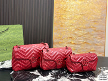 Load image into Gallery viewer, GC777 Gucci Soft Marmont Chain Bag / 27cm / 23cm / 20cm