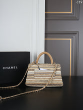 Load image into Gallery viewer, CC1362 Chanel 23A Braided Coco Handle Bag / 23 x 14 cm
