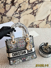 Load image into Gallery viewer, DR603 Dior Lady Embroidered Mini Bag / 20cm