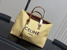 Load image into Gallery viewer, CL149 Celine Triomphe Canvas Tote Bag / 42 x 30 cm