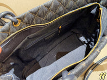 Load image into Gallery viewer, CC1367 Chanel Vintage Denim Tote Bag / 34 x 29 x 16 cm