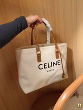 Load image into Gallery viewer, CL150 Celine Triomphe Canvas Shopping Tote / 40 x 31 x 14 cm