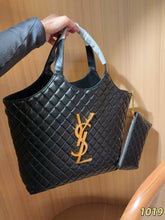 Load image into Gallery viewer, YSK453 YSL Saint Laurent Gaby Quilted Shopping Tote / 35 x 31 x 11 cm