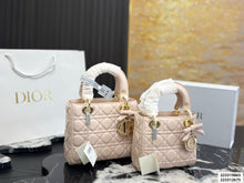 Load image into Gallery viewer, DR607 Dior Lady Dior / 20 x 17 cm & 17 x 15 cm