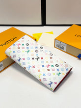 Load image into Gallery viewer, LB1412 Louis Vuitton x Takashi Murakami Sarah Wallet / 19x10 cm