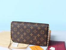 Load image into Gallery viewer, LB1413 Louis Vuitton Pochette Félicie Chain Wallet / 22x13 cm
