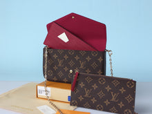 Load image into Gallery viewer, LB1413 Louis Vuitton Pochette Félicie Chain Wallet / 22x13 cm