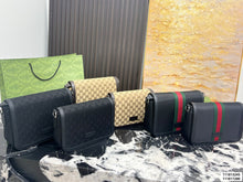 Load image into Gallery viewer, GC781 Gucci GG Canvas Messenger Bag / 28 x 20 cm & 25 x 19 cm