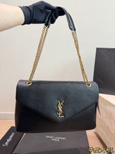 Load image into Gallery viewer, YSK456 Saint Laurent (YSL) Calypso Large Shoulder Bag / 34 x 22 cm