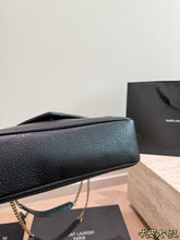 Load image into Gallery viewer, YSK456 Saint Laurent (YSL) Calypso Large Shoulder Bag / 34 x 22 cm