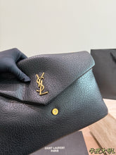 Load image into Gallery viewer, YSK456 Saint Laurent (YSL) Calypso Large Shoulder Bag / 34 x 22 cm