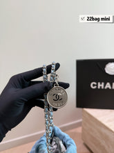 Load image into Gallery viewer, CC1374 Chanel 22 Mini Denim / 20 cm