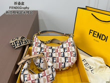 Load image into Gallery viewer, FF778 Fendi Fendigraphy Bag / M:26 x 16cm/S:18 x 9 cm