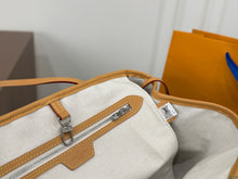 Load image into Gallery viewer, LB1435 Louis Vuitton Neverfull MM Denim/ 34 x 29 cm