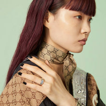 Load image into Gallery viewer, JW758 Interlocking G Enamel Ring