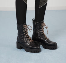 Load image into Gallery viewer, SE1219 Women's GG Matelassé Lace-up Boot / Size5-10