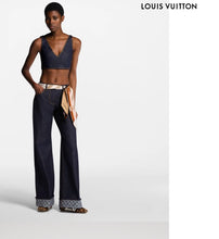 Load image into Gallery viewer, CLTH464 LV Cuffed Hem Flared Jeans
