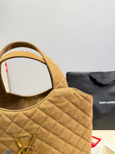 Load image into Gallery viewer, YSK471 YSL Icare Tote Bag in Suede / 31 x 28 cm