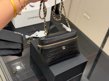 Load image into Gallery viewer, CC1476 CHANEL Hobo "Lunch Box" Bag / 19 x 12 cm