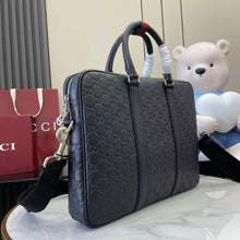 Load image into Gallery viewer, GC774 GG Emblem Briefcase /37 x 28.5 x 7 cm /HIGHEST QUALITY VERSION