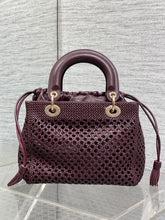 Load image into Gallery viewer, DR654 Dior Medium Lady Dior Bag / HIGHEST QUALITY VERSION / 24 × 21 × 12 cm