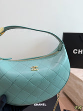 Load image into Gallery viewer, CC1694 Chanel 26B Crescent Moon Hobo / 23.5 x 15 x 6 cm