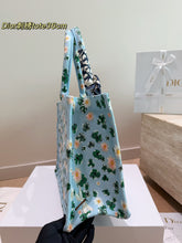 Load image into Gallery viewer, DR648 Dior Book Tote Embroidered Shopping Bag / 35 x 28 cm