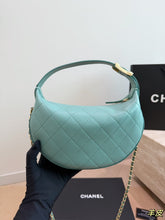 Load image into Gallery viewer, CC1694 Chanel 26B Crescent Moon Hobo / 23.5 x 15 x 6 cm