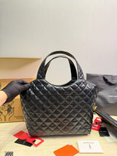 Load image into Gallery viewer, YSK470 YSL Loulou Tote Bag in Black Calfskin / 31 x 28 cm