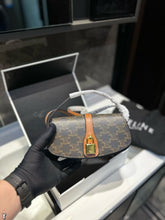 Load image into Gallery viewer, CL147 Mini TRIOMPHE CANVAS Shoulder Bag / 7.9x2x3.5inch