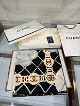 Load image into Gallery viewer, CLTH502 Chanel Cashmere-Silk Square Scarf / 140 × 140 cm
