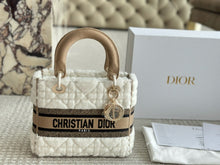 Load image into Gallery viewer, DR472 Medium Lady Dior Bag / 9.5 x 8.5 x 4.5 inches