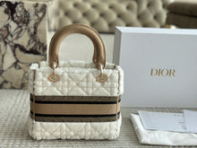 Load image into Gallery viewer, DR471 Medium Lady Dior Bag / 9.5 x 8.5 x 4.5 inches