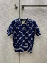 Load image into Gallery viewer, CLTH331 GG Cotton Jacquard Top