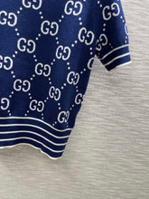 Load image into Gallery viewer, CLTH331 GG Cotton Jacquard Top