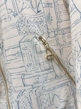 Load image into Gallery viewer, CLTH454 LV Monogram Zip-Up Reversible Jacket / SizeS/M/L