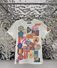 Load image into Gallery viewer, CLTH455 LV Travel Patch Print T-Shirt / SizeS/M/L