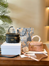 Load image into Gallery viewer, DR426 Dior Caro Mini Vanity Case / 6.5x4x3.5inches