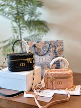 Load image into Gallery viewer, DR426 Dior Caro Mini Vanity Case / 6.5x4x3.5inches