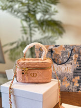 Load image into Gallery viewer, DR426 Dior Caro Mini Vanity Case / 6.5x4x3.5inches